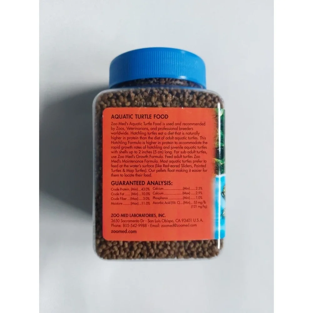 Zoo Med Natural Aquatic‎ Turtle Food Hatchling Formula- 8 oz